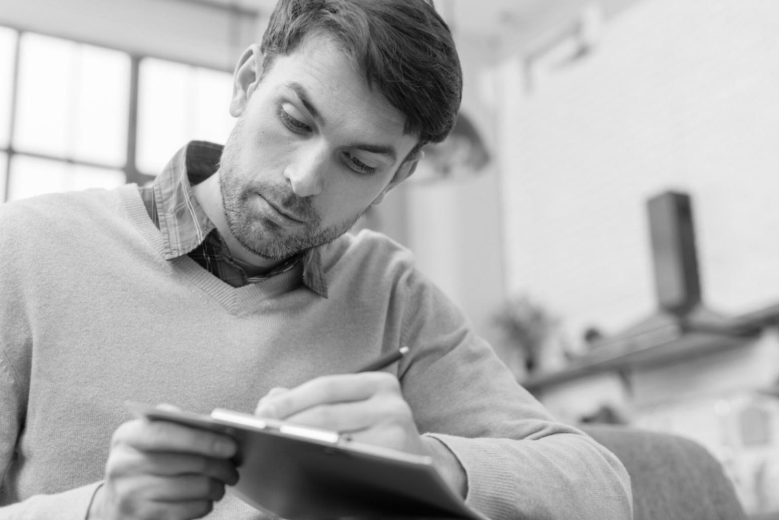 Financial planning workspace with analytical tools and strategic documents